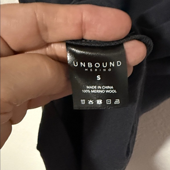 Men’s Merino Crew Neck T-Shirt Dark Gray Size S - Picture 7 of 12